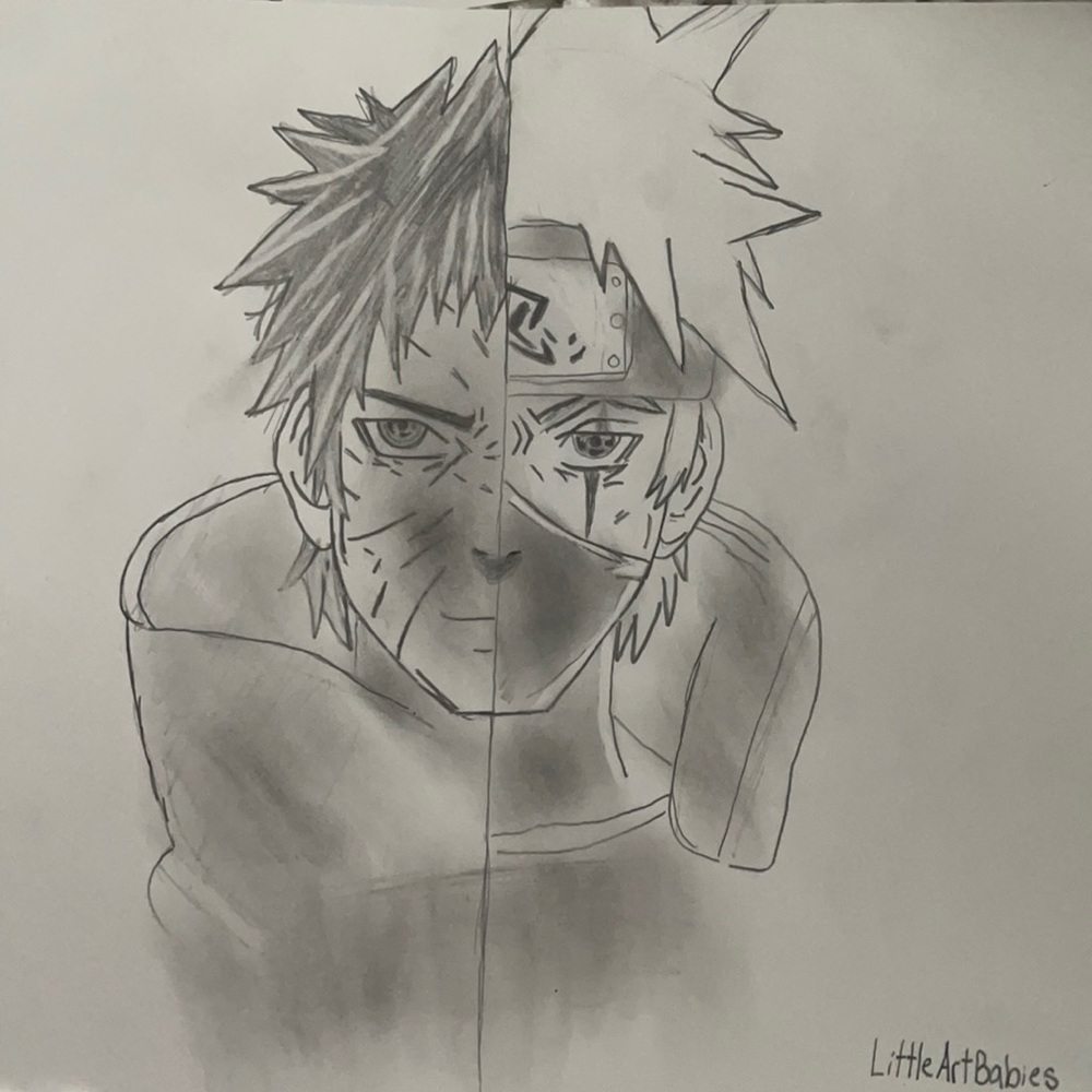 Obito/Kakashi from Naruto Art